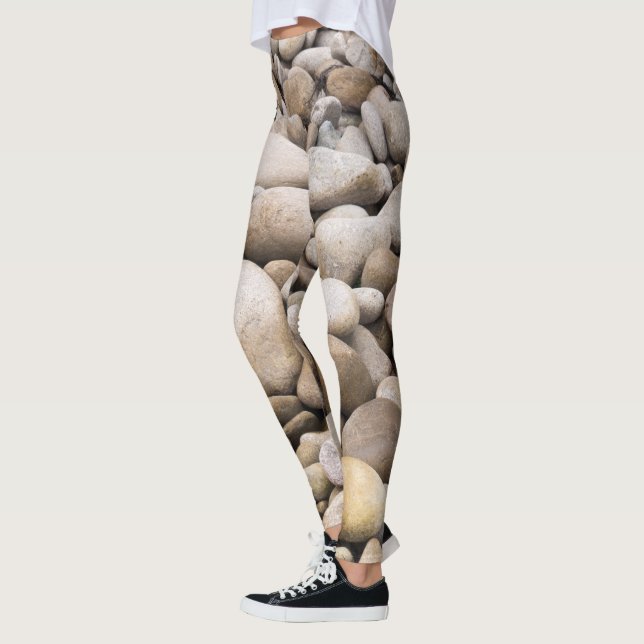 Leggings Modelo del fondo del guijarro (Izquierda)