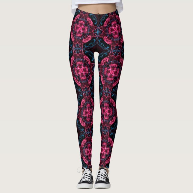 Leggings modelo del fractal (Anverso)