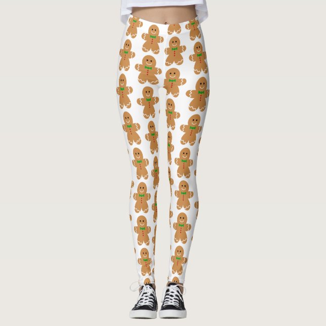 Leggings Modelo del hombre de pan de jengibre (Anverso)