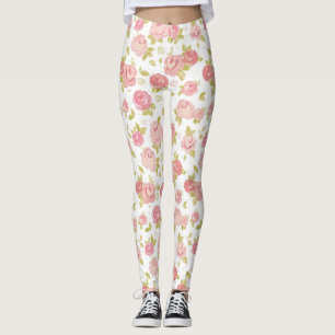 Leggings Modelo del papel pintado de la elegancia de los