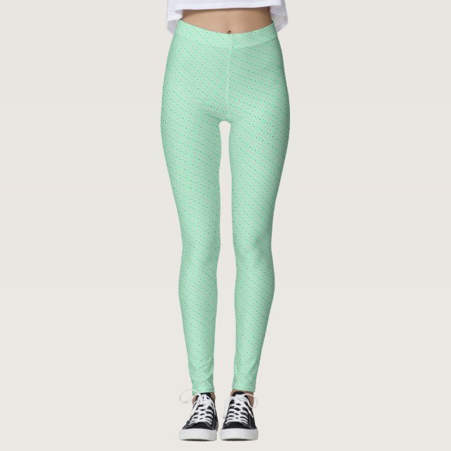 Leggings Modelo del satén del diamante del conejito de la (Anverso)
