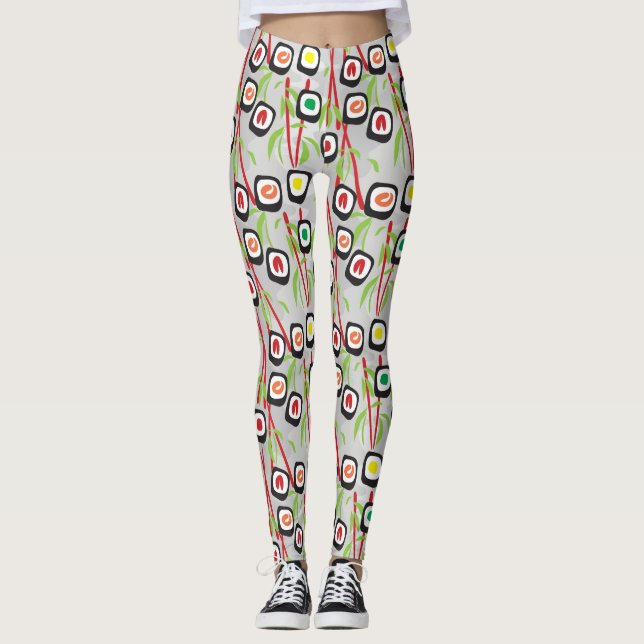 Leggings Modelo del sushi (Anverso)