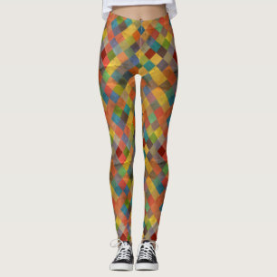 Leggings Modelo del vintage. Geométrico