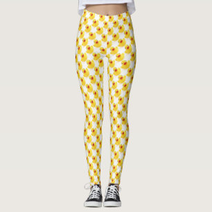 Leggings Modelo Ducky de goma amarillo