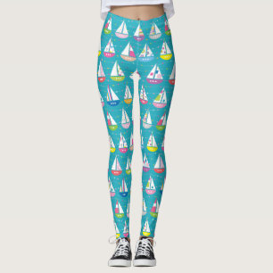 Leggings Modelo en colores pastel del velero