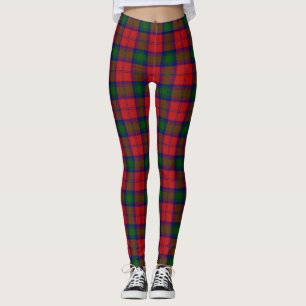 Leggings Modelo escocés de la falda escocesa de la tela