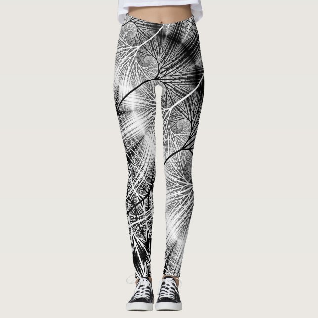 Leggings Modelo espiral transparente místico del bosque del (Anverso)