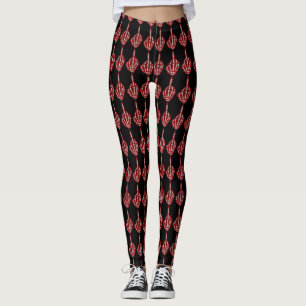 Leggings Modelo esquelético del dedo medio