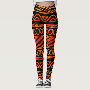Leggings Modelo étnico y del estampado de animales