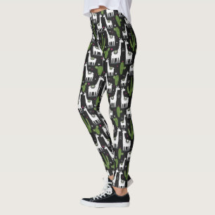 Leggings Modelo feliz de la llama