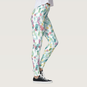Leggings Modelo feliz enrrollado de Polkadots del verano