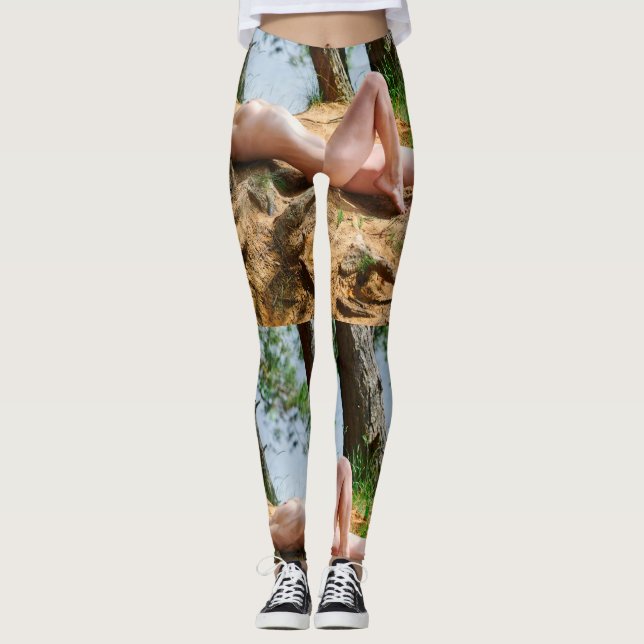 Leggings Modelo femenino de baños de sol Thunder_Cove (Anverso)