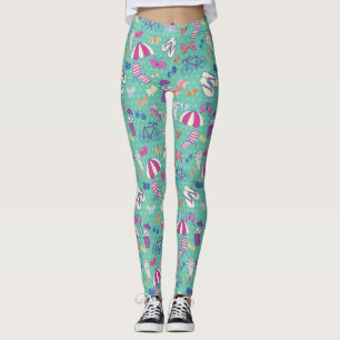 Leggings Modelo hermoso con los elementos del verano