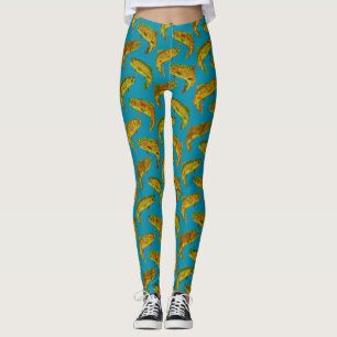 Leggings Modelo inconsútil 2018 de la trucha arco iris de