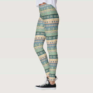 Leggings Modelo indio al aire libre del paso el de Geo