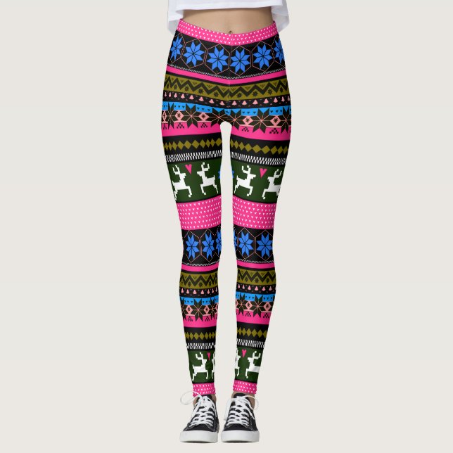Leggings Modelo justo multicolor de la isla (Anverso)