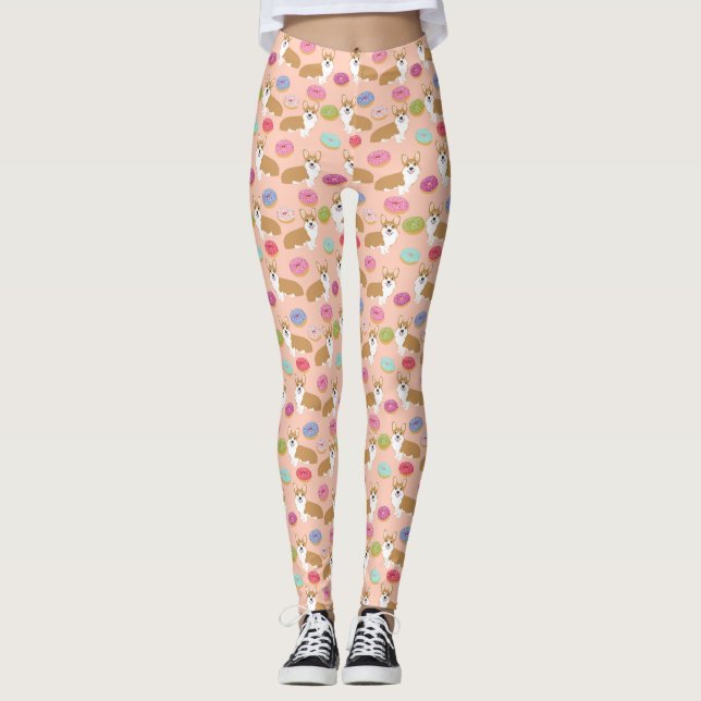 Leggings Modelo lindo del Corgi - polainas (Anverso)