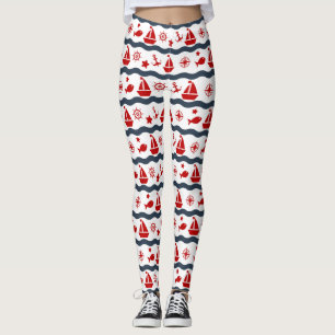Leggings Modelo marítimo lindo