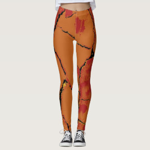 Leggings Modelo moderno #8 de la piel del leopardo