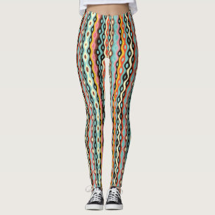 Leggings Modelo multicolor abstracto