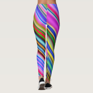 Leggings Modelo multicolor vibrante y llamativo de las