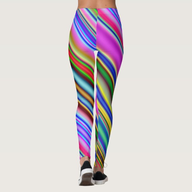 Leggings Modelo multicolor vibrante y llamativo de las (Reverso)