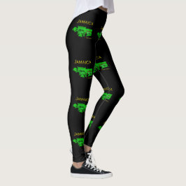 Leggings Modelo nacional de los colores de Jamaica
