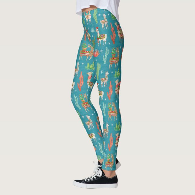 Leggings Modelo precioso del trullo del navidad de las (Izquierda)