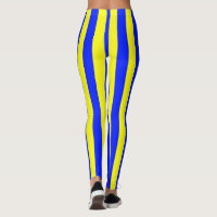 Modelo rayado amarillo y azul Coloured