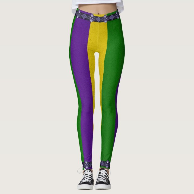 Leggings Modelo rayado del carnaval (Anverso)
