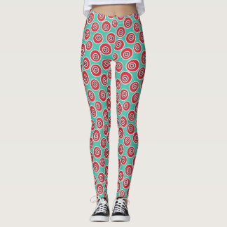 Leggings Modelo retro del diseño gráfico