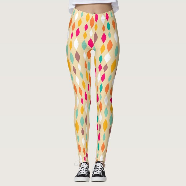 Leggings Modelo retro del extracto del estilo (Anverso)
