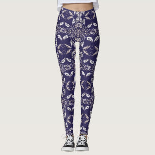 Leggings Modelo retro floral