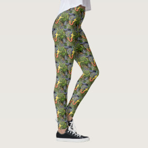 Leggings modelo rojo-atado de la sirena de los sirenas