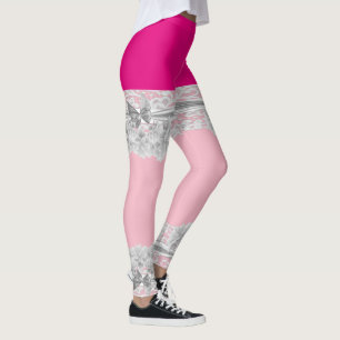 Leggings Modelo rosado de la liga del boda de las novias