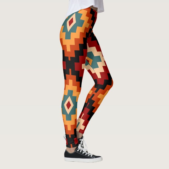 Leggings Modelo rumano del arte popular (Derecha)