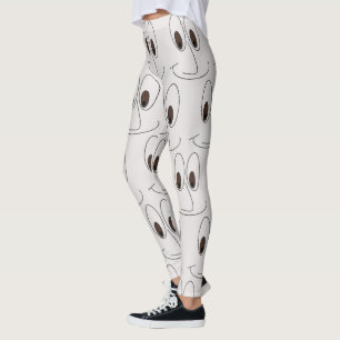 Leggings Modelo sonriente de la cara divertido