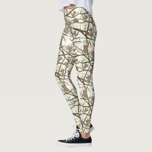 Leggings Modelo sonriente de la pereza