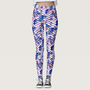 Leggings Modelo subió sirena de la piel