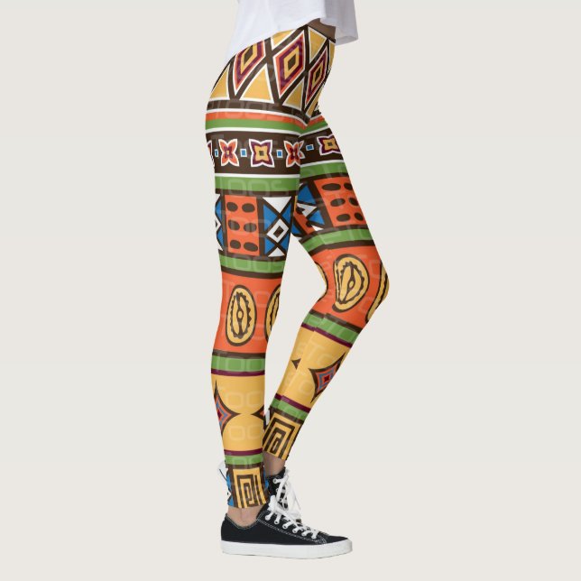 Leggings Modelo tribal africano (Derecha)