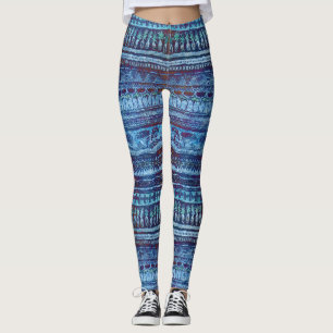 Leggings Modelo tribal de la piña fresca