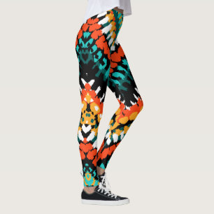Leggings Modelo tribal nativo étnico intrépido