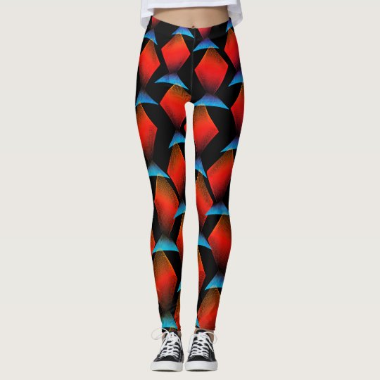 Leggings Modelo tropical exótico de los pescados