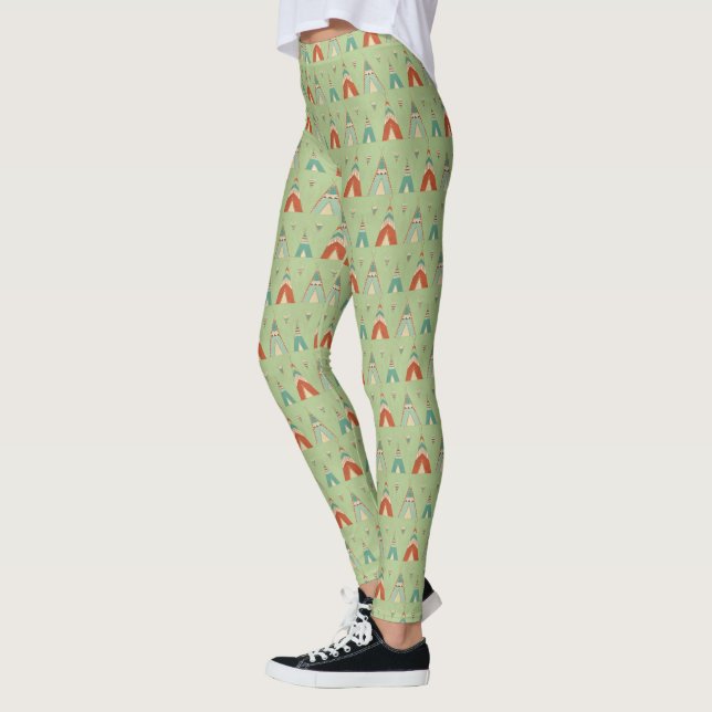 Leggings Modelo verde de la tienda de los indios (Izquierda)