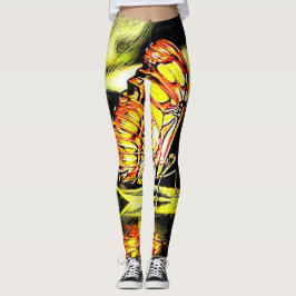Leggings Modelos de insecto: Hermosas mariposas 02-02