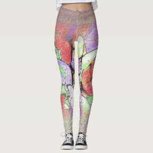 Leggings Modelos de insecto: Hermosas mariposas 10-02