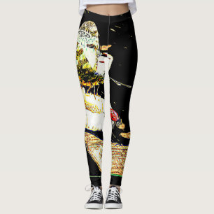 Leggings Modelos de insectos: Una mariposa y una parábola 0