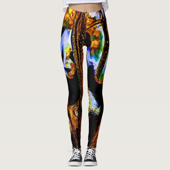 Leggings Modelos de oso: Panda Life 01-02 (Anverso)