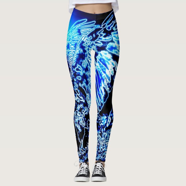 Leggings Modelos para aves: Águila aumentada 01-01 (Anverso)