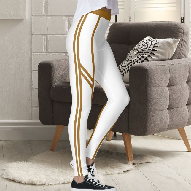 Leggings Modern Cute Elegant Sports Women Classic Stripes  (Subido por el creador)